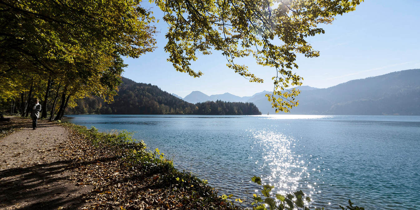 Autumn at lake Wolfgangsee - St. Gilgen © WTG - Volker Preusser