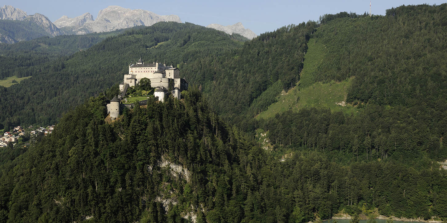 Burg Hohenwerfen - Luftperspektive © Salzburger Burgen und Schlösser
