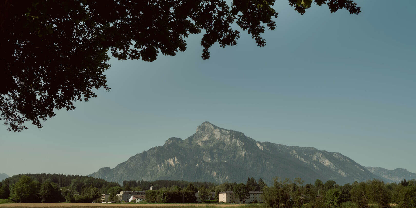 Blick auf den Untersberg in Salzburg © Tourismus Salzburg GmbH / Patrick Langwallner