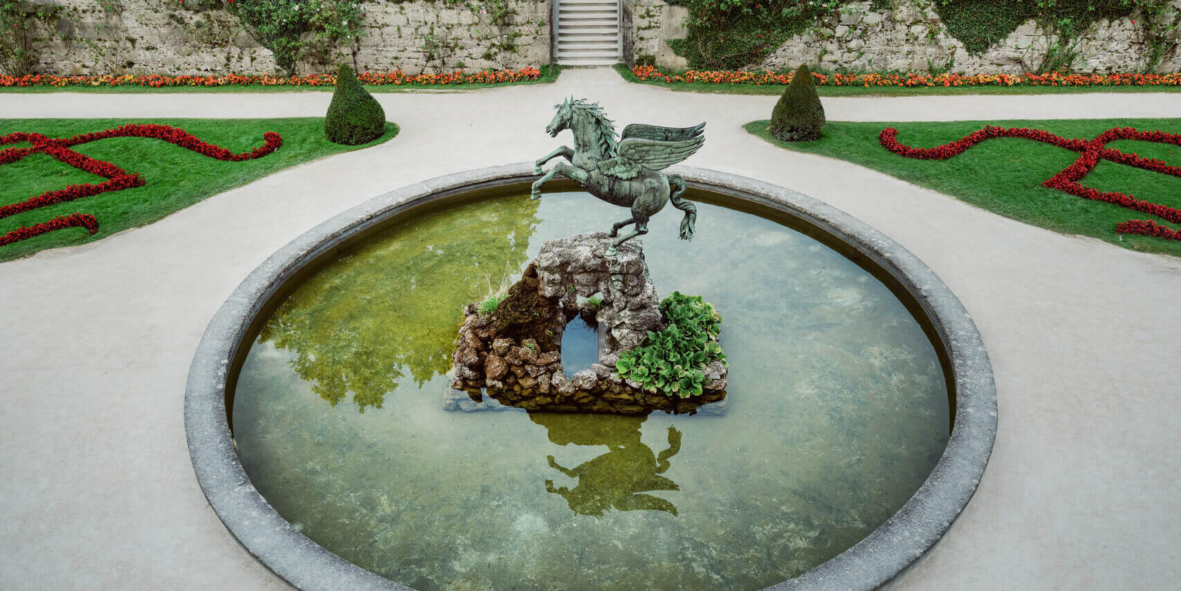 Fountain in Mirabell Gardens in Salzburg © Tourismus Salzburg GmbH / Patrick Langwallner