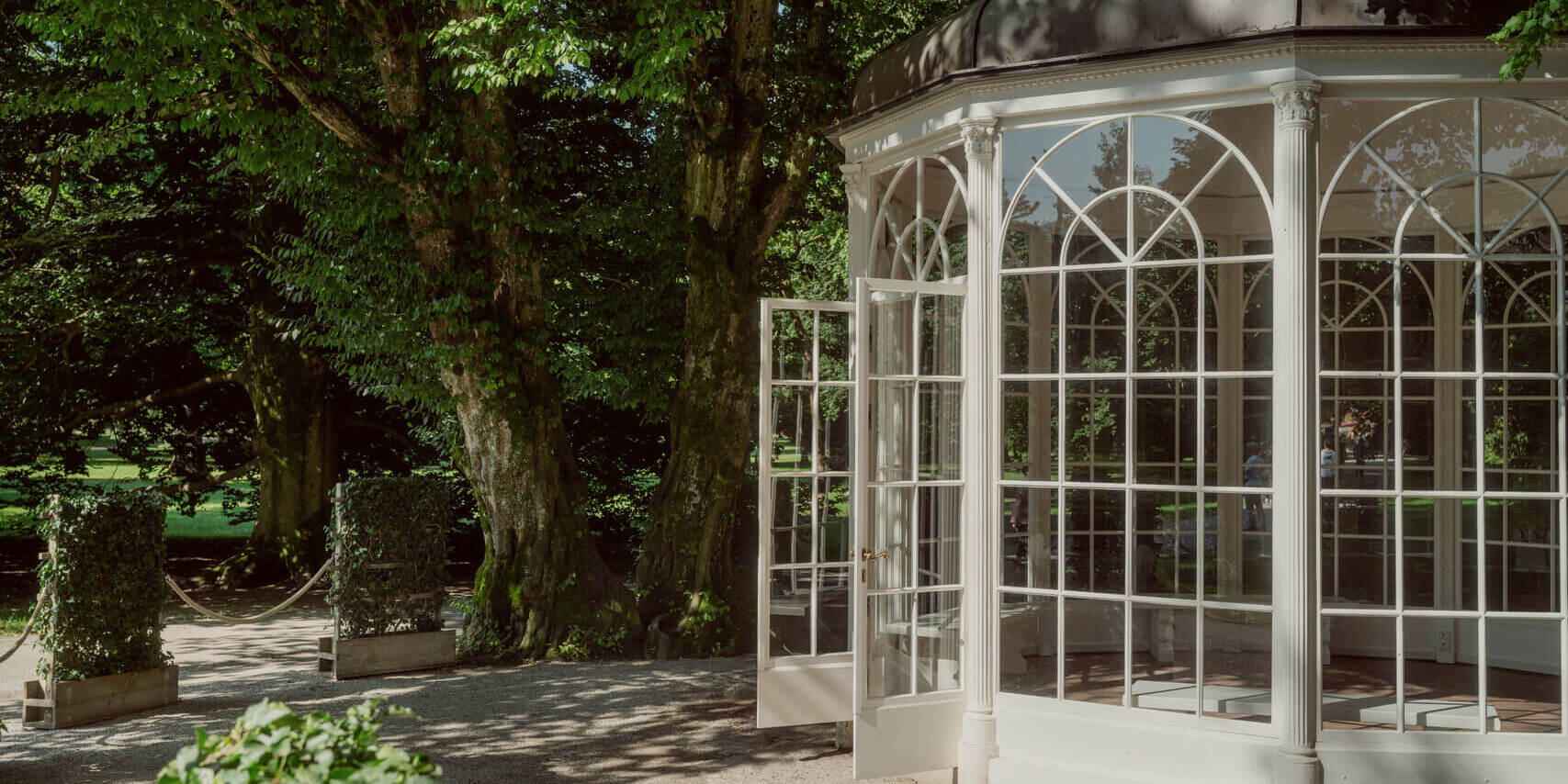 Cosy garden pavilion in Salzburg © Tourismus Salzburg GmbH / Patrick Langwallner