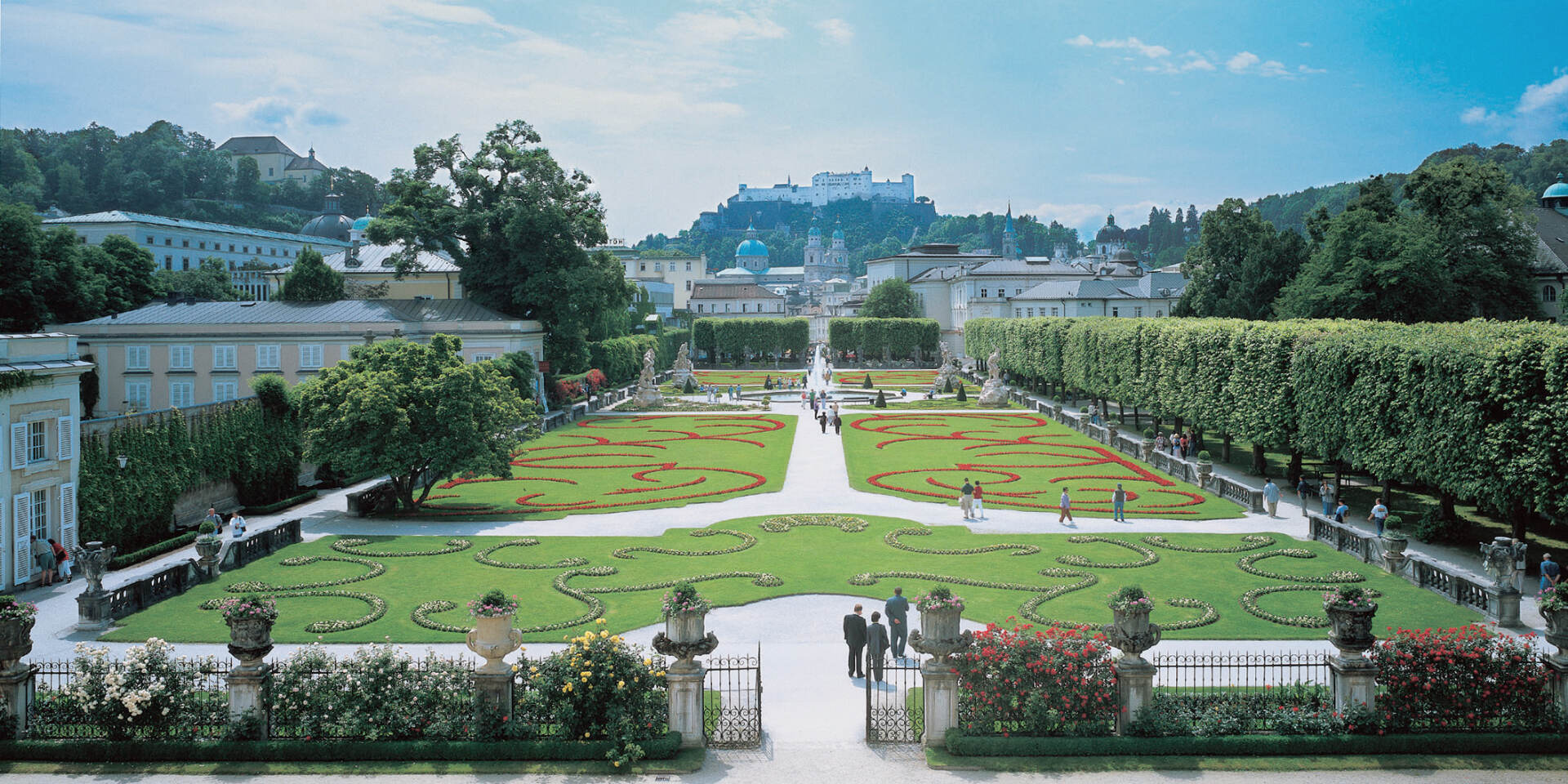 View over Mirabell garden © Tourismus Salzburg GmbH