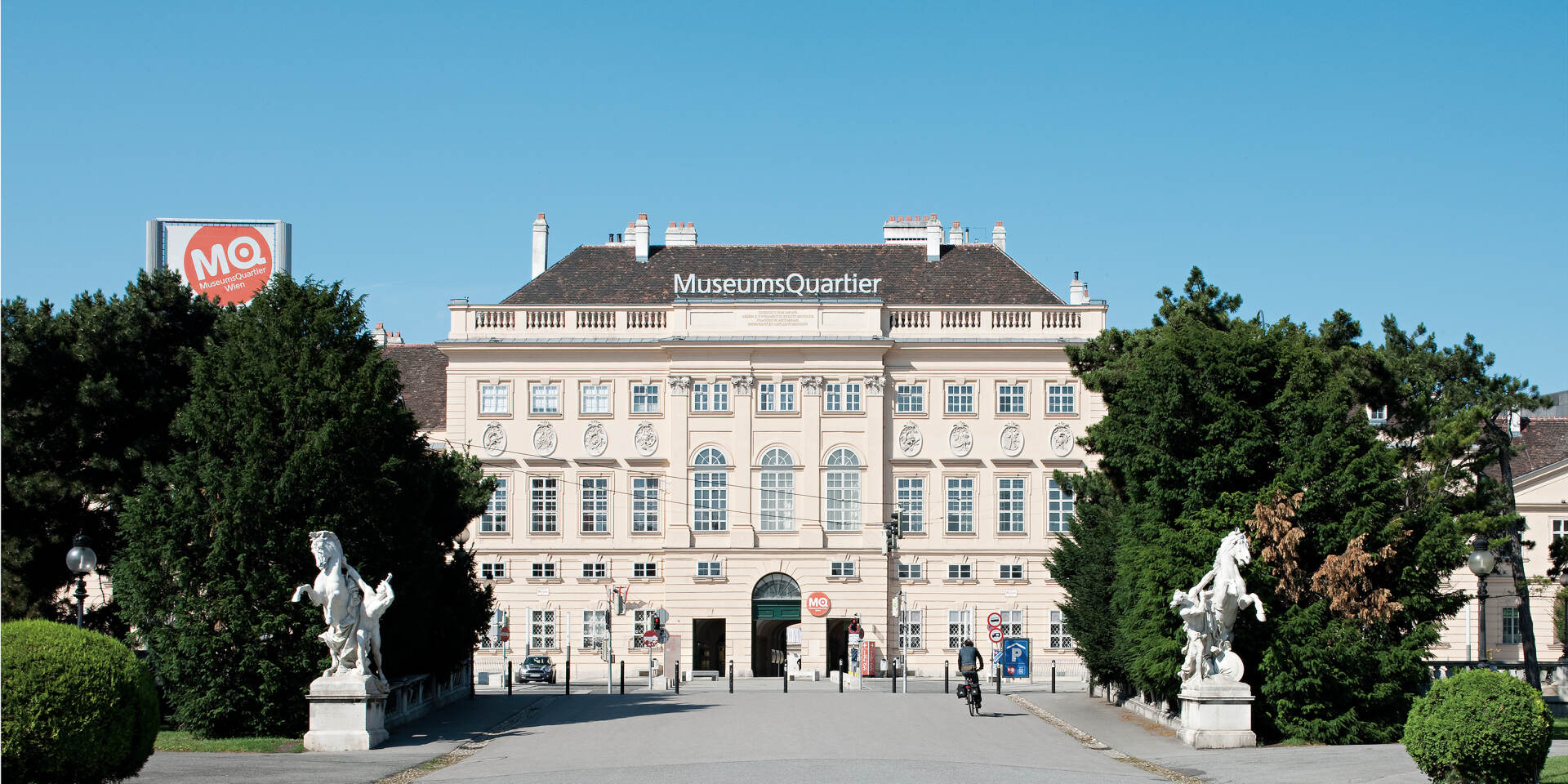 MuseumsQuartier - main facade © Hertha Hurnaus
