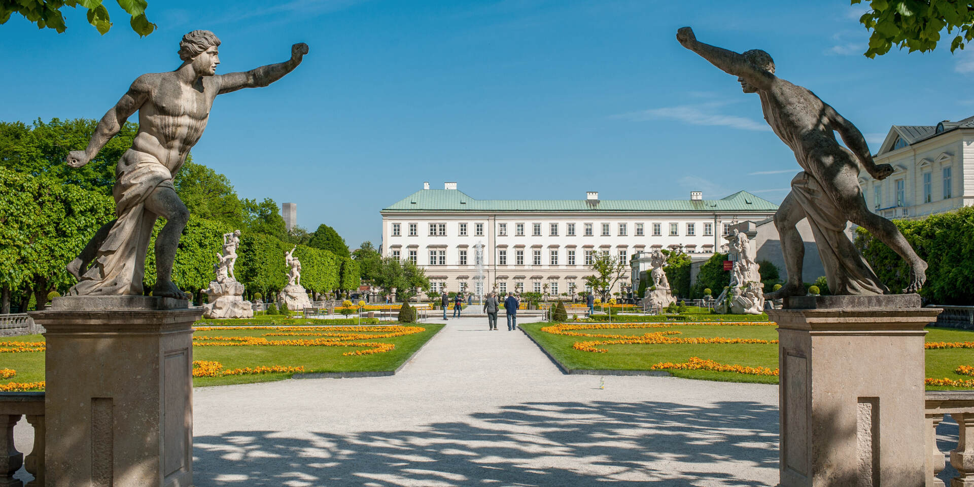 Mirabell Gardens and Mirabell Palace © Tourismus Salzburg GmbH