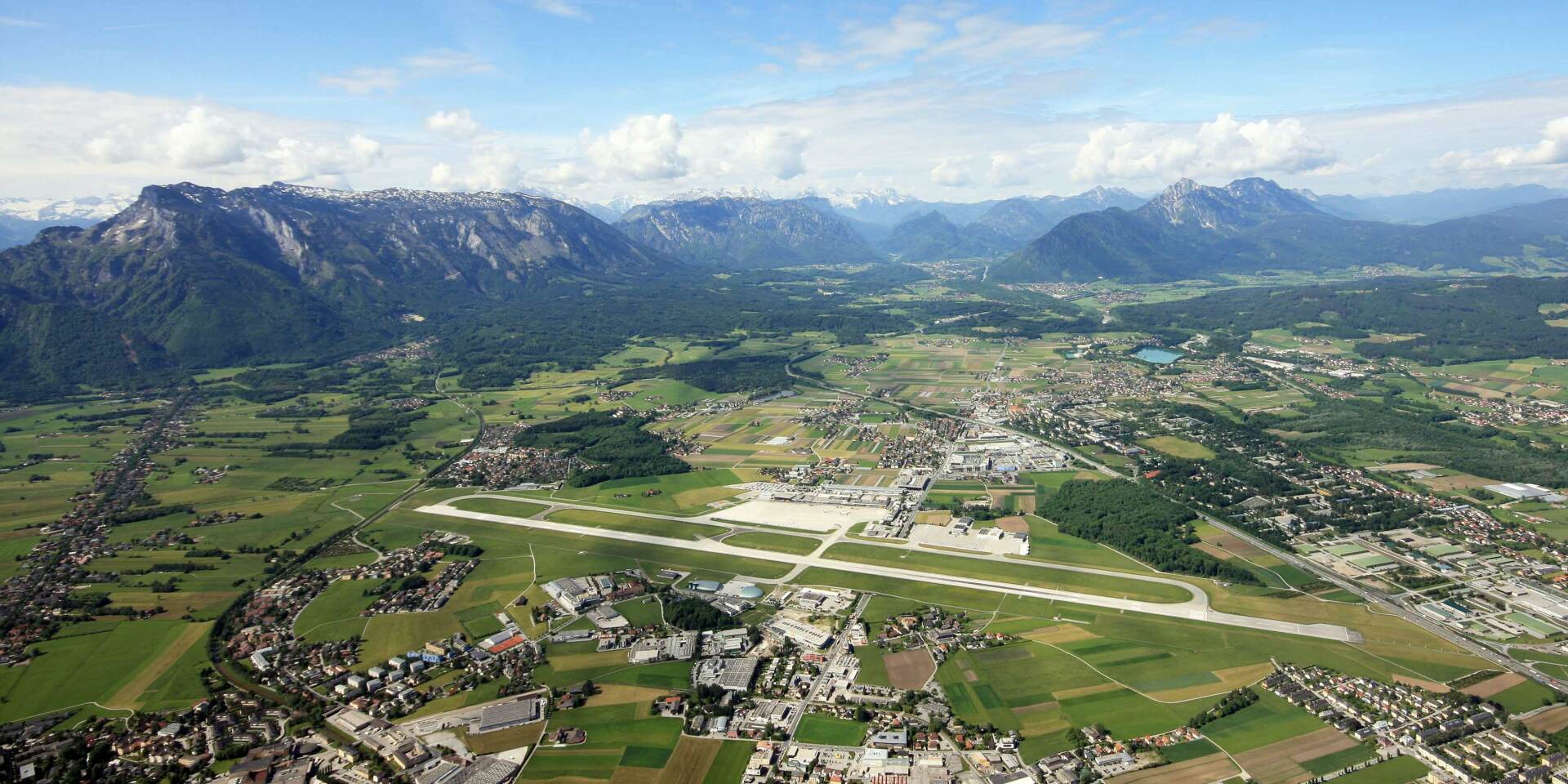Flughafen Salzburg - Luftaufnahme © Salzburg Airport