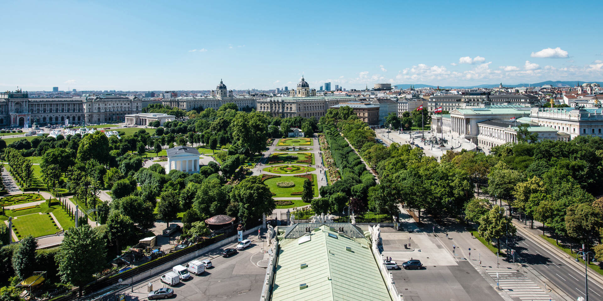 Wien - Blick auf die Ringstrasse © WienTourismus | Christian Stemper