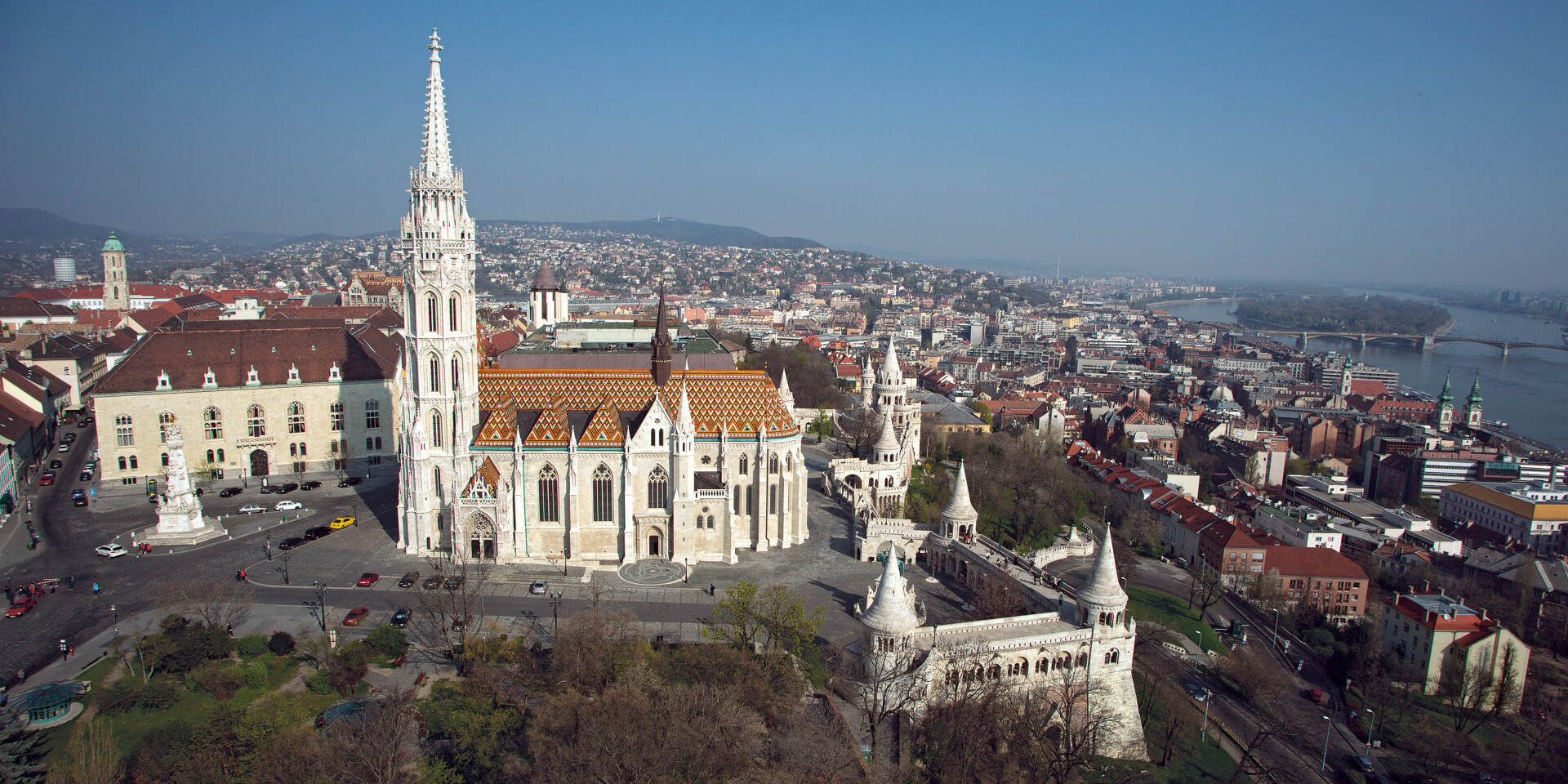 Budapest - Matthiaskirche - Luftaufnahme © The Board of Trustees of the Matthias Church