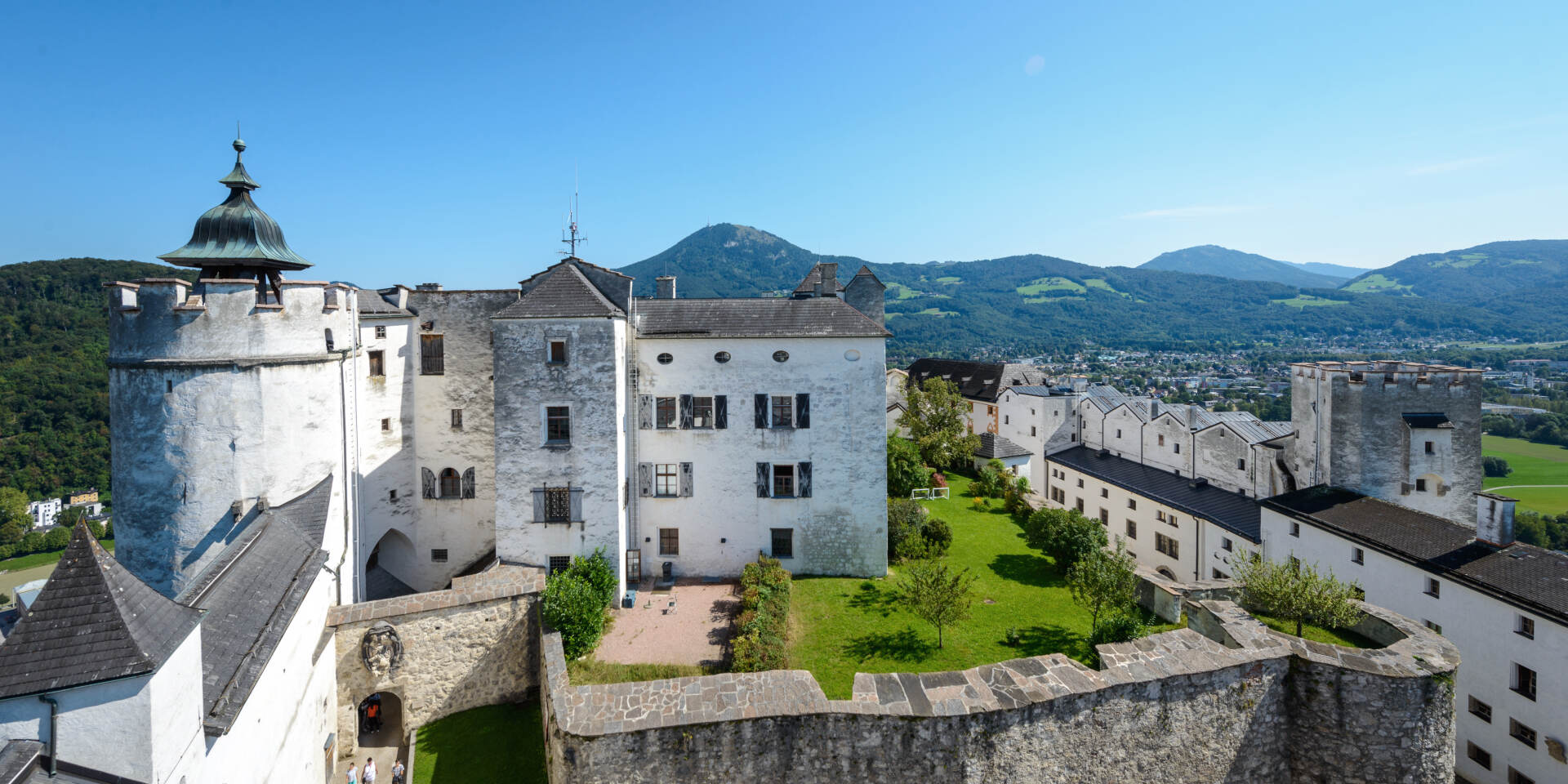 Blick vom Turm der Festung Hohensalzburg © Tourismus Salzburg GmbH