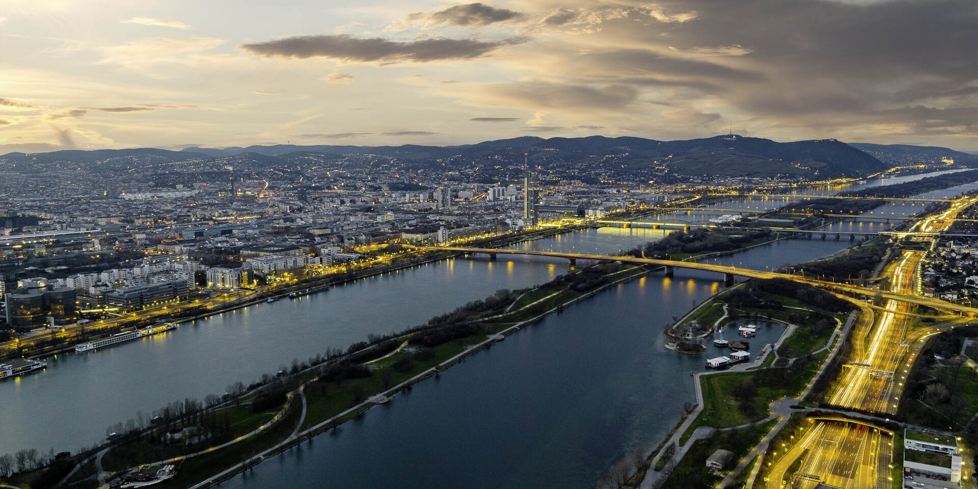 Wien - Blick auf die Donau © WienTourismus | Christian Stemper
