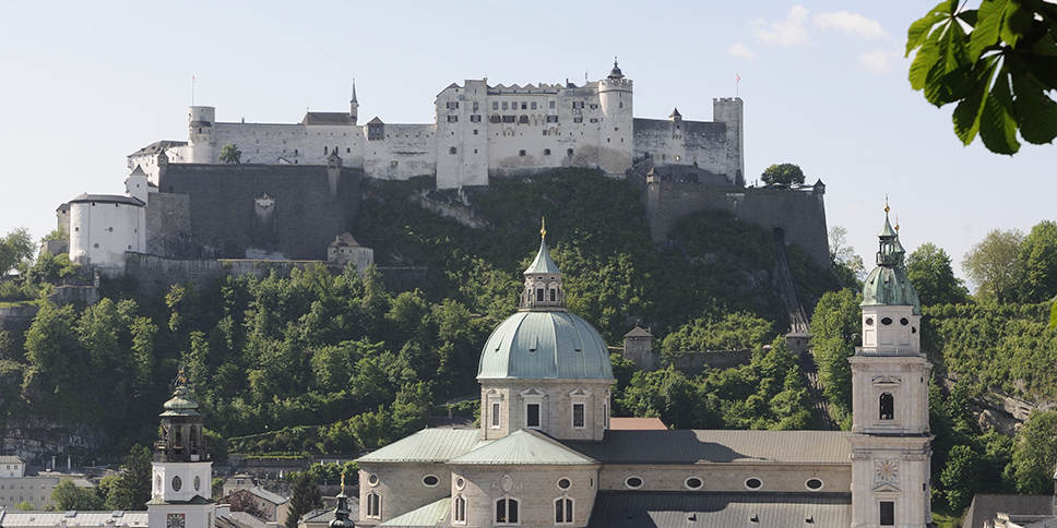 Festung hohensalzburg - Blick vom Kapuzinerberg © Salzburger Burgen und Schlösser