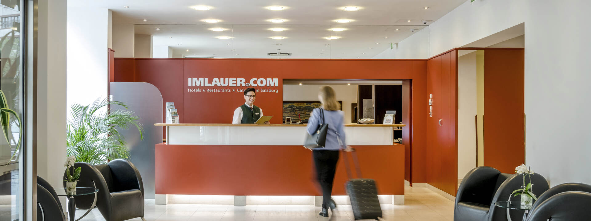Hotel IMLAUER & Bräu - Rezeption © IMLAUER Hotels & Restaurants