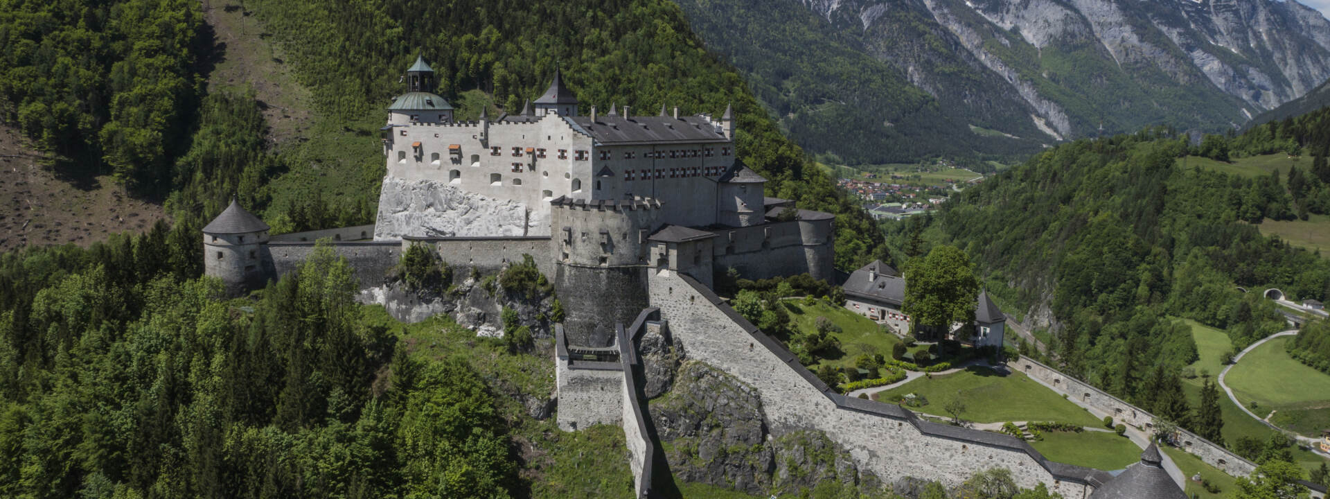 Burg Hohenwerfen - Panoramaansicht © Salzburger Burgen und Schlösser