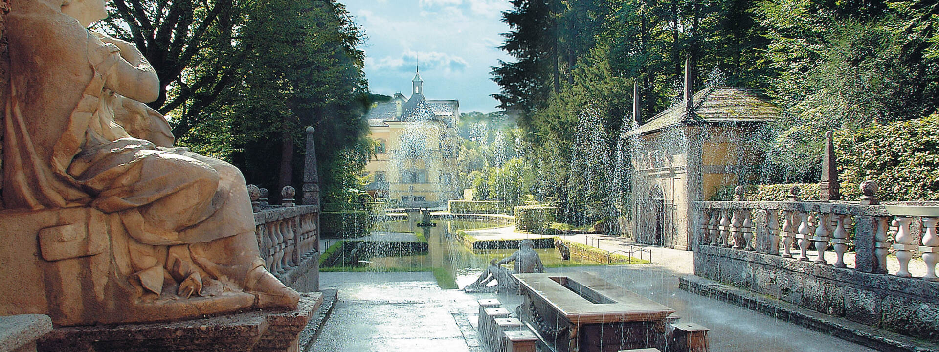 Schloss Hellbrunn - Wasserspiele © Tourismus Salzburg GmbH