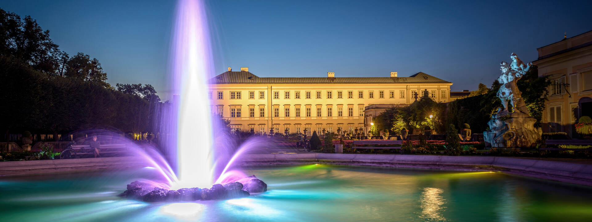 Schloss Mirabell bei Nacht © Tourismus Salzburg GmbH