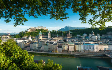 Salzburg panorama in summer © Tourismus Salzburg GmbH