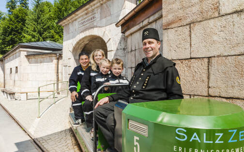 Salt Mine Berchtesgaden - Train for the ride into the mountain © SWS AG