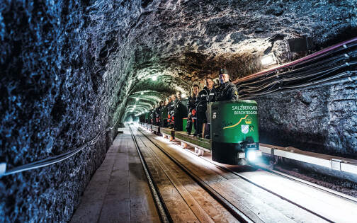 Salzbergwerk Berchtesgaden - Grubenbahn © Salzbergwerk Berchtesgaden - Suedwestdeutsche Salzwerke AG