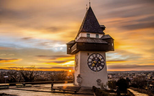Graz - clock tower © Graz Tourismus | Markus Spenger