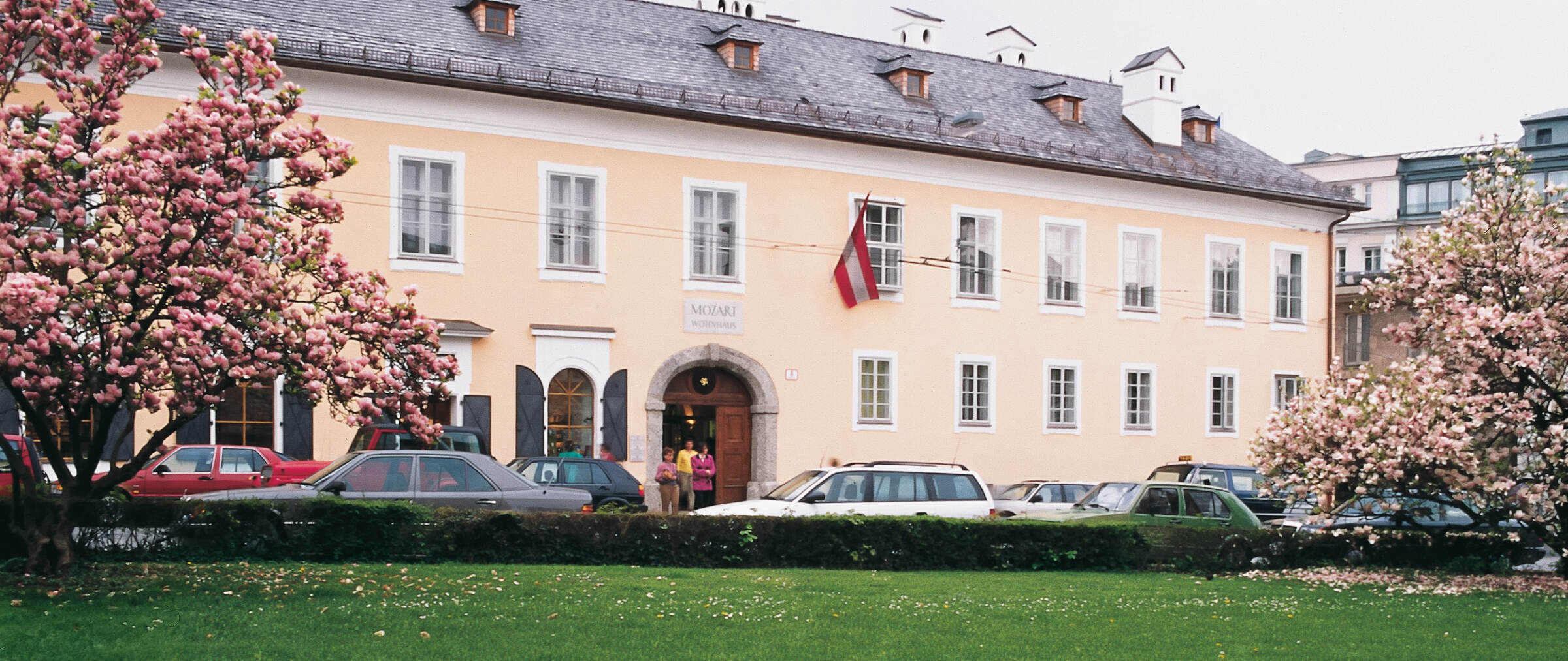 Mozarts Wohnhaus am Mozartplatz in Salzburg