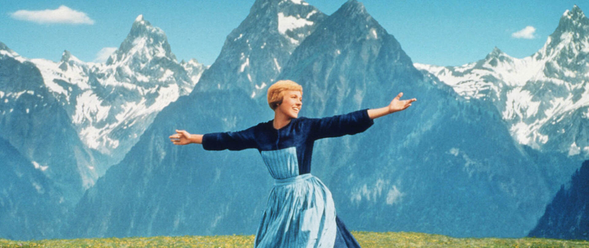 The Sound of Music film - Maria on the hill © 20th Century Fox