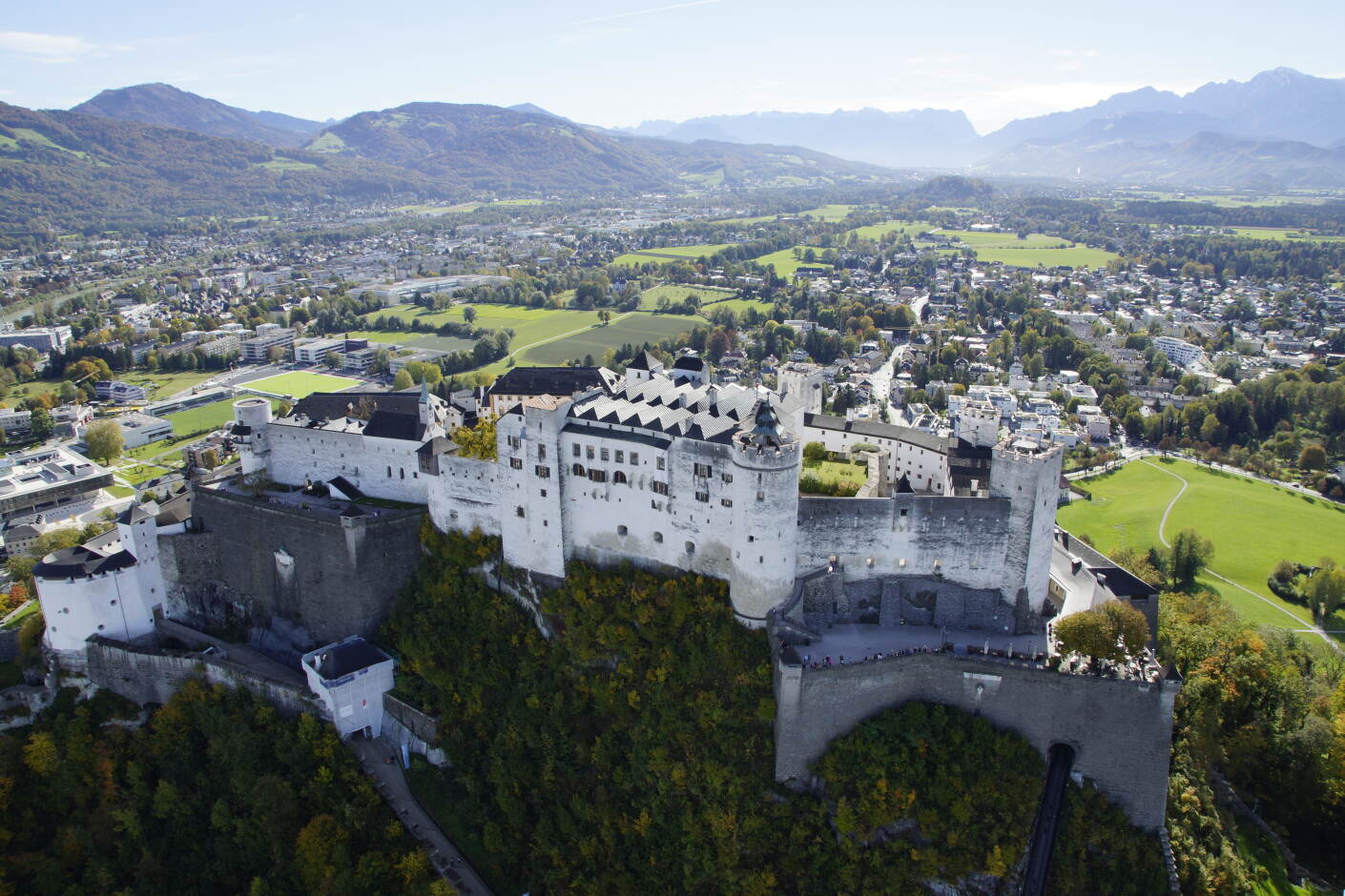 The four famous castles in Salzburg city
