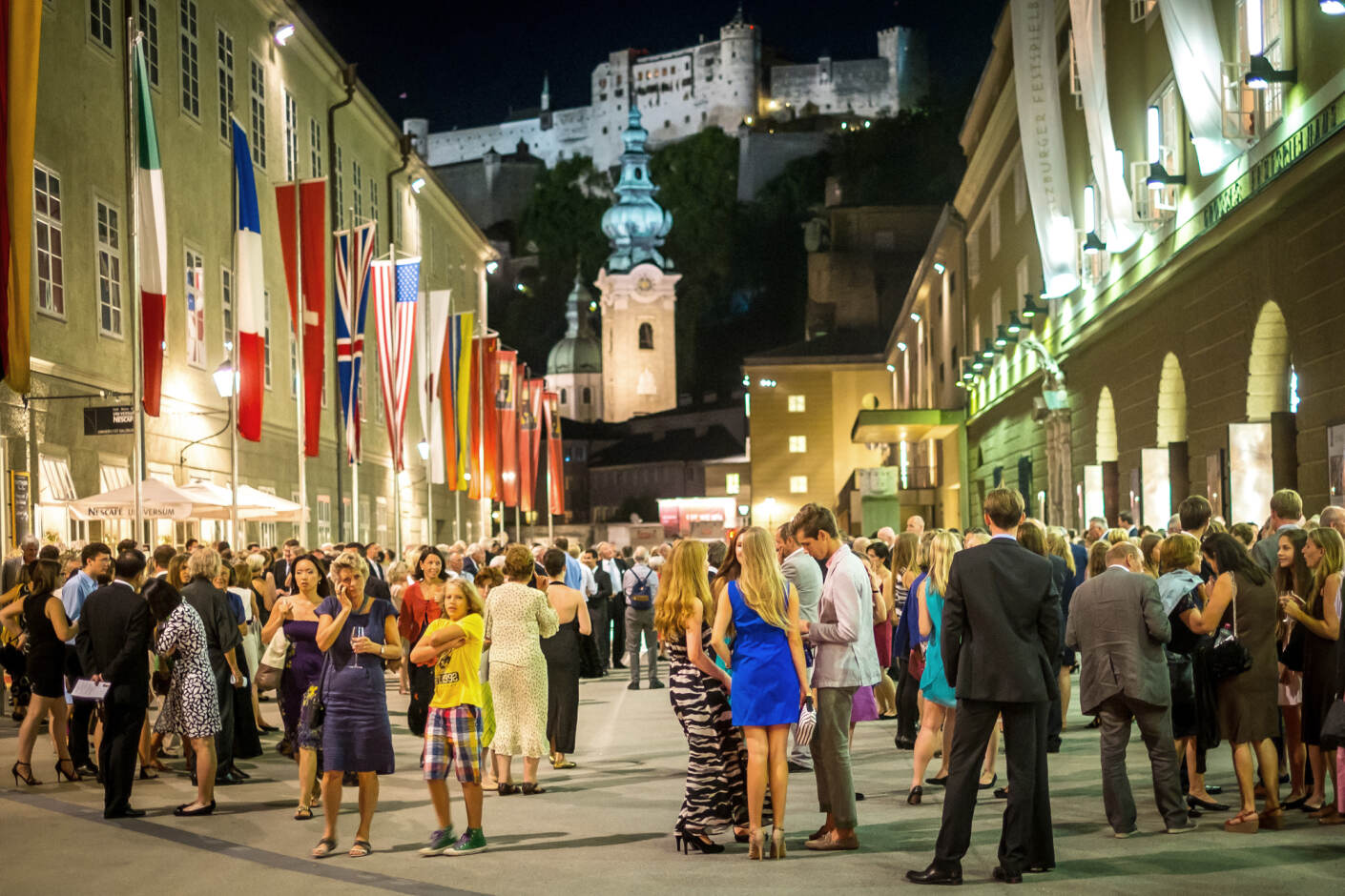 The famous festival hall in Salzburg city